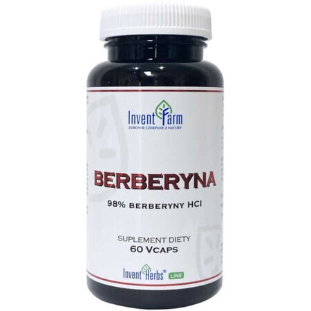 Berberine 60 capsules Invent Farm