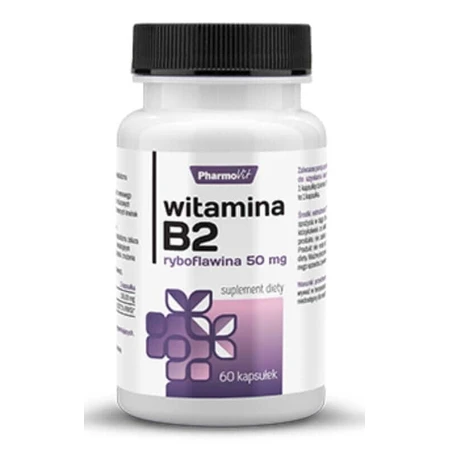 Vitamin B2 riboflavin 50 mg 60 capsules Pharmovit Classic