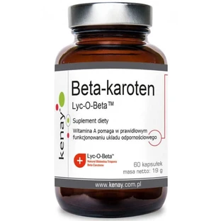 Beta-Caroteen Provitamine A Lyc-O-Beta 60 capsules Kenay