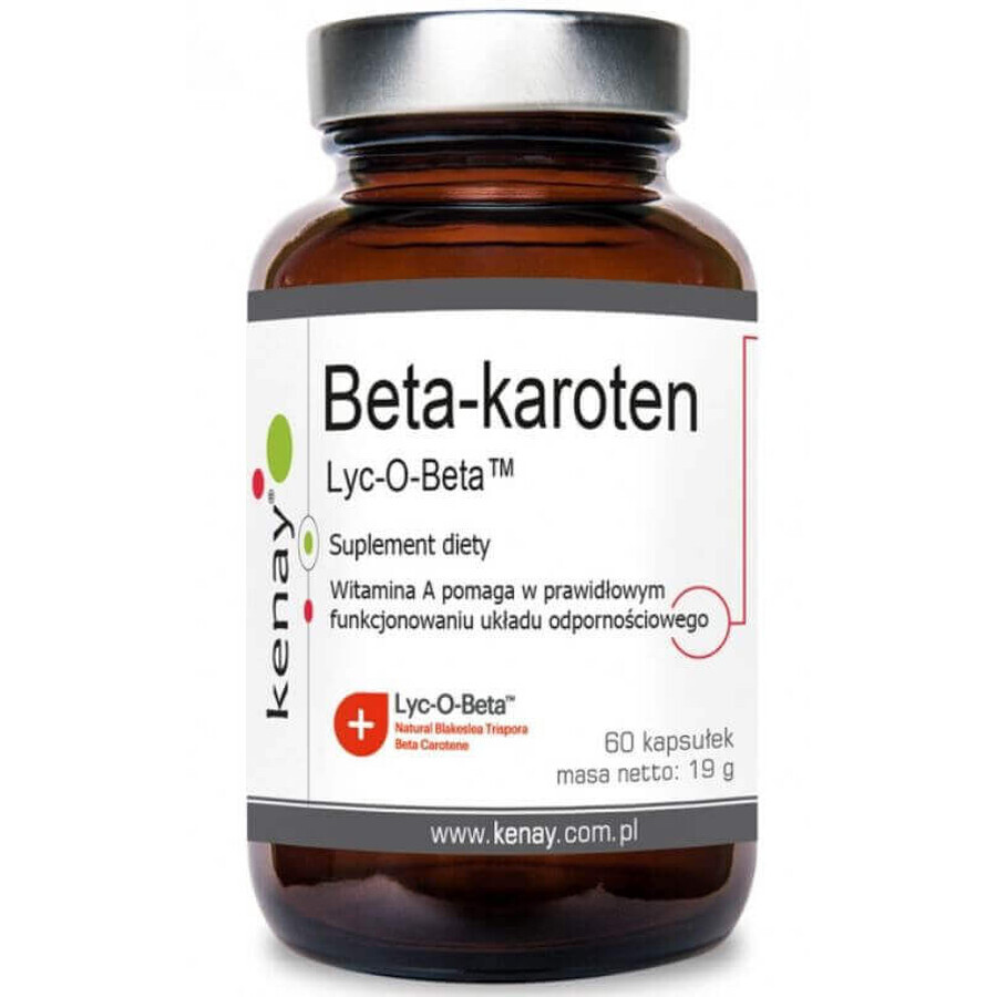 Beta-Caroteen Provitamine A Lyc-O-Beta 60 capsules Kenay