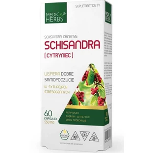 Schisandra (Citronella) 550mg, 60 capsule Erbe Medica