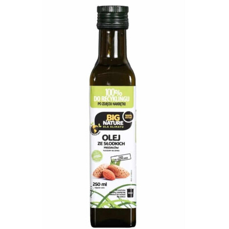 Aceite de almendras dulces prensado en frío 250 ml Big Nature