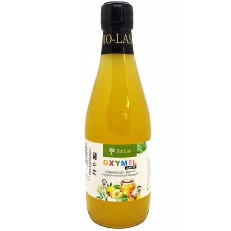 Oxymel Junior 330ml avec coing et herbes sur vinaigre de cidre de pomme vivant