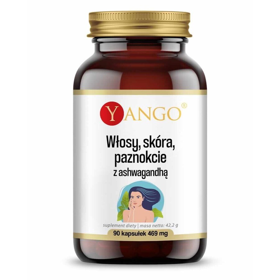 Hair Skin Nails with Ashwagandha 90 capsules YANGO