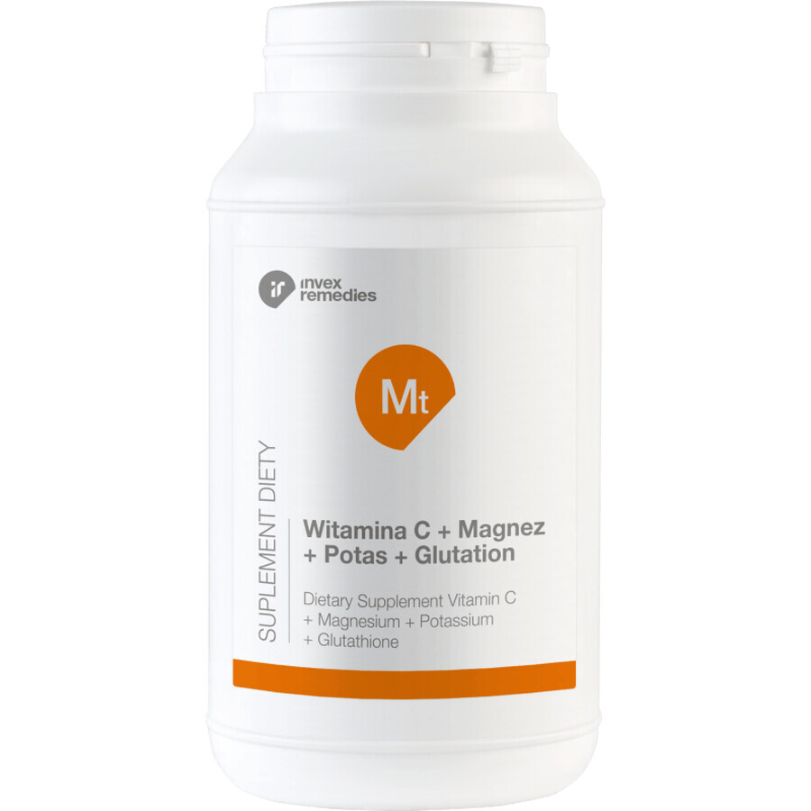 MT Vitamin C + Magnesium + Potassium + Glutathione 450G - Invex Remedies