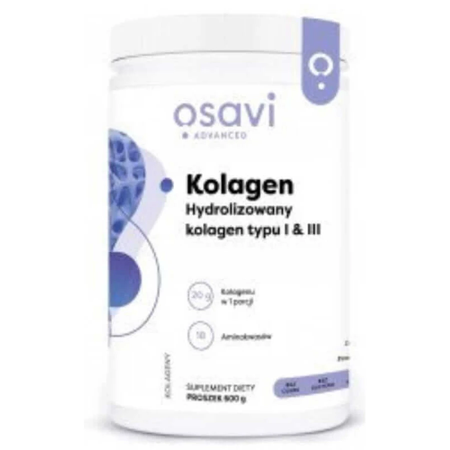 Osavi Collagen, Hydrolyzed Collagen Type I and III 600g