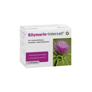 Silymarin-Intercell (apoyo hepático), 120 cápsulas, Intercell