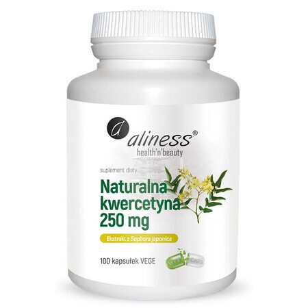 Aliness Quercetin-Extrakt natürlich 250mg 100 Kapseln vegetarisch