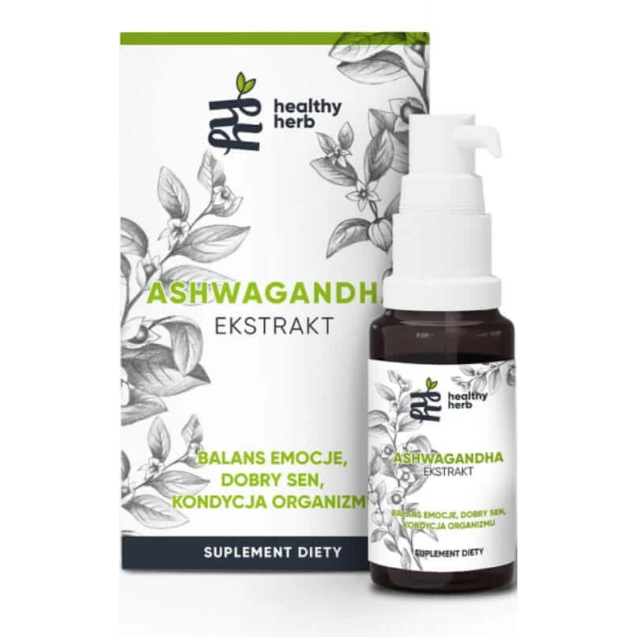 Extracto de Ashwagandha 30ml Hierba Saludable