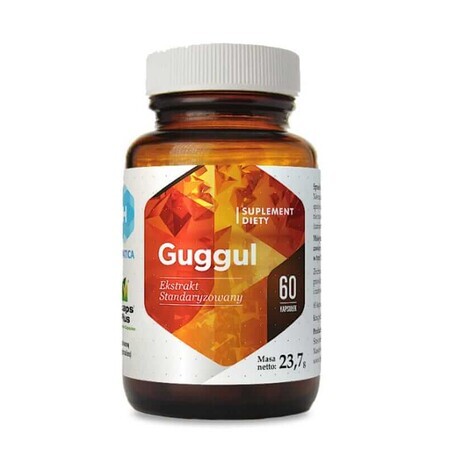 Guggul 60 capsules Gestandaardiseerd extract van Commiphora mukul Hepatica