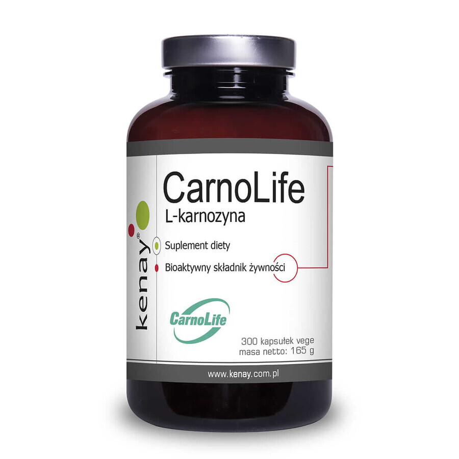 CarnoLife L-Carnosine - 300 capsules, Kenay