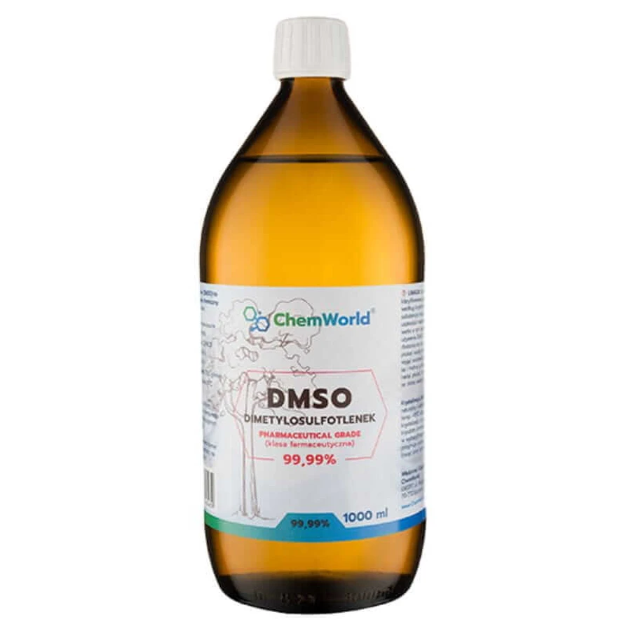 DMSO 99,99% farmaceutische kwaliteit 1000 ml ChemWorld