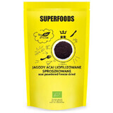 SUPERFOOD Biologische Acai bessen gevriesdroogd poeder 100g BIO PLANET BIO PLANET