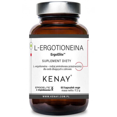 L-ergotioneină ErgoElite 60 capsule vegetale Kenay