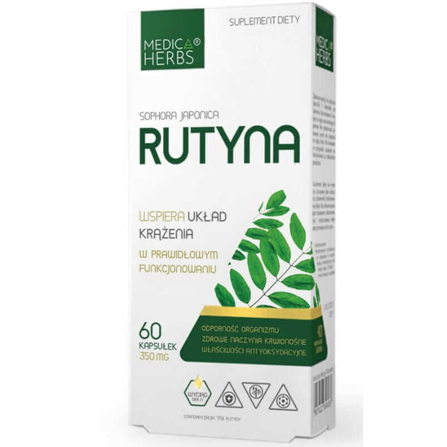 Rutine 350mg, 60 capsules Medica Herbs