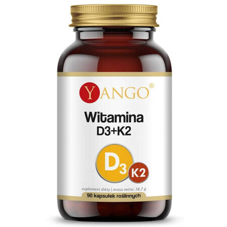 Vitamine D3+K2 90 capsules Yango