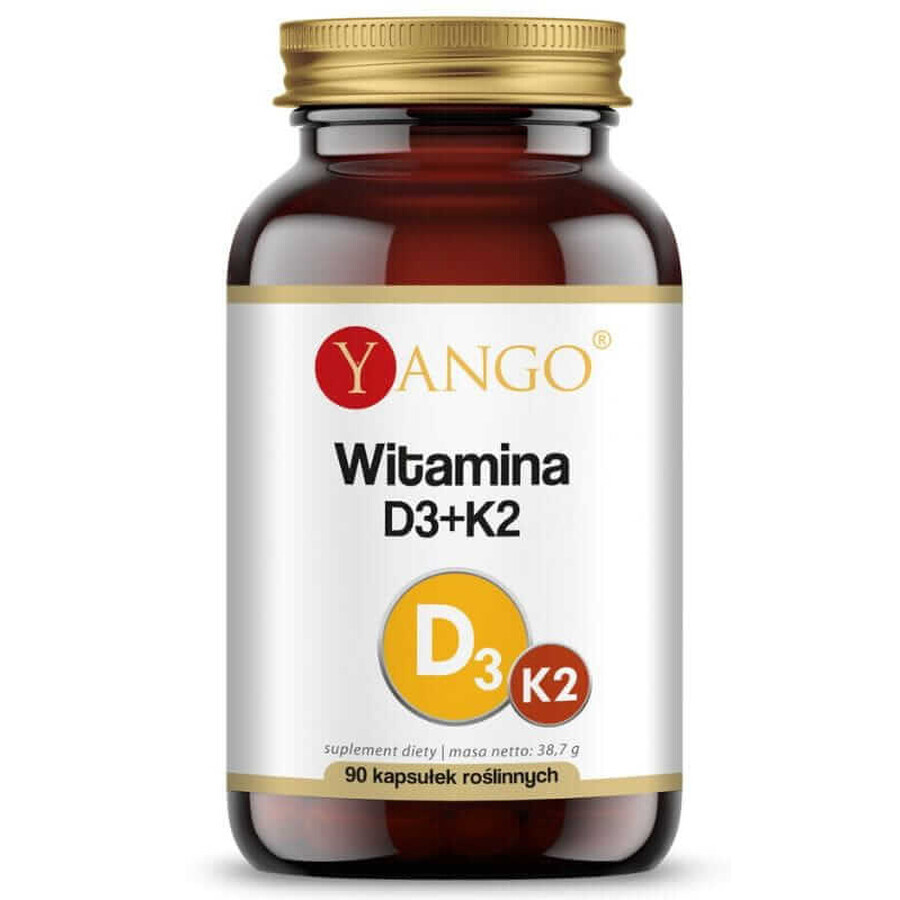 Vitamine D3+K2 90 capsules Yango