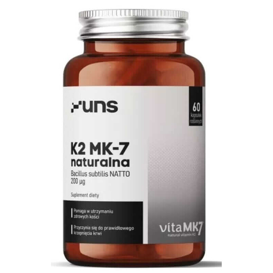 Vitamin K2 MK-7 200mcg 60 capsules UNS