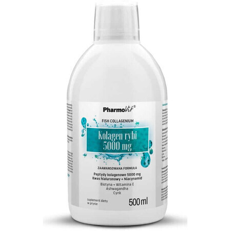 Colágeno de pescado 5000 mg 500 ml Pharmovit