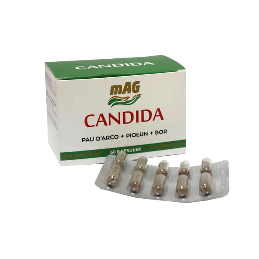 Candida Pau d'arco + Wormwood + Boron 60 caps mAG: ceny i cechy