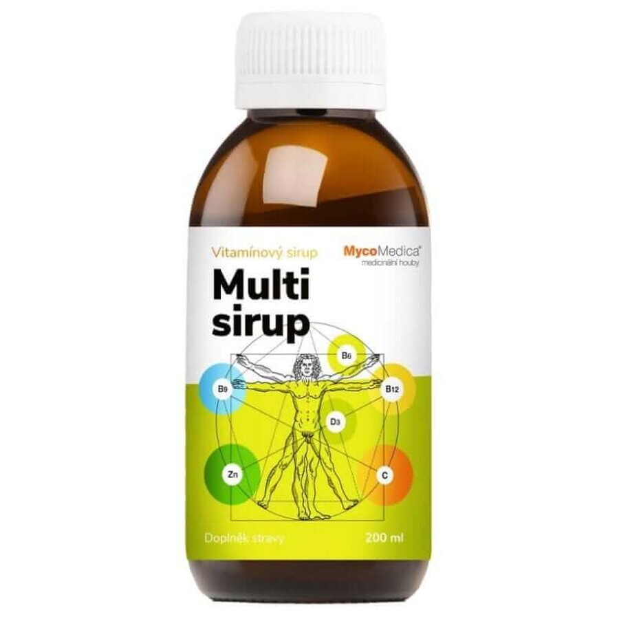 Multisiroop 200ml Mycomedica (KD)