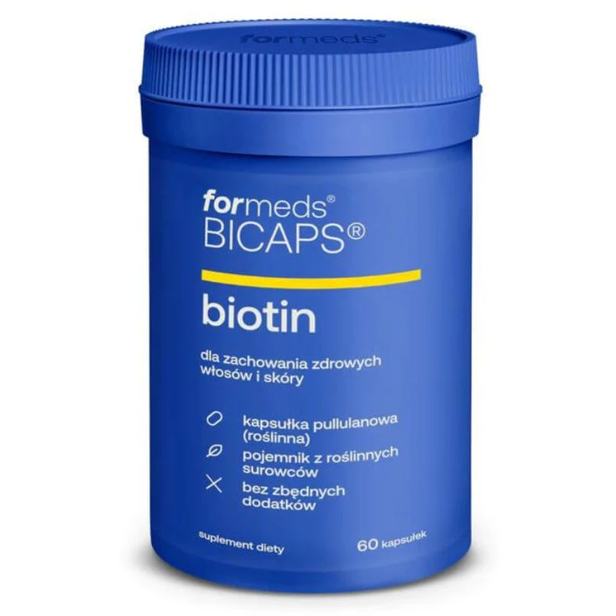 Bicaps Biotine - Biotine 60 caps vitamine B7 - Formeds