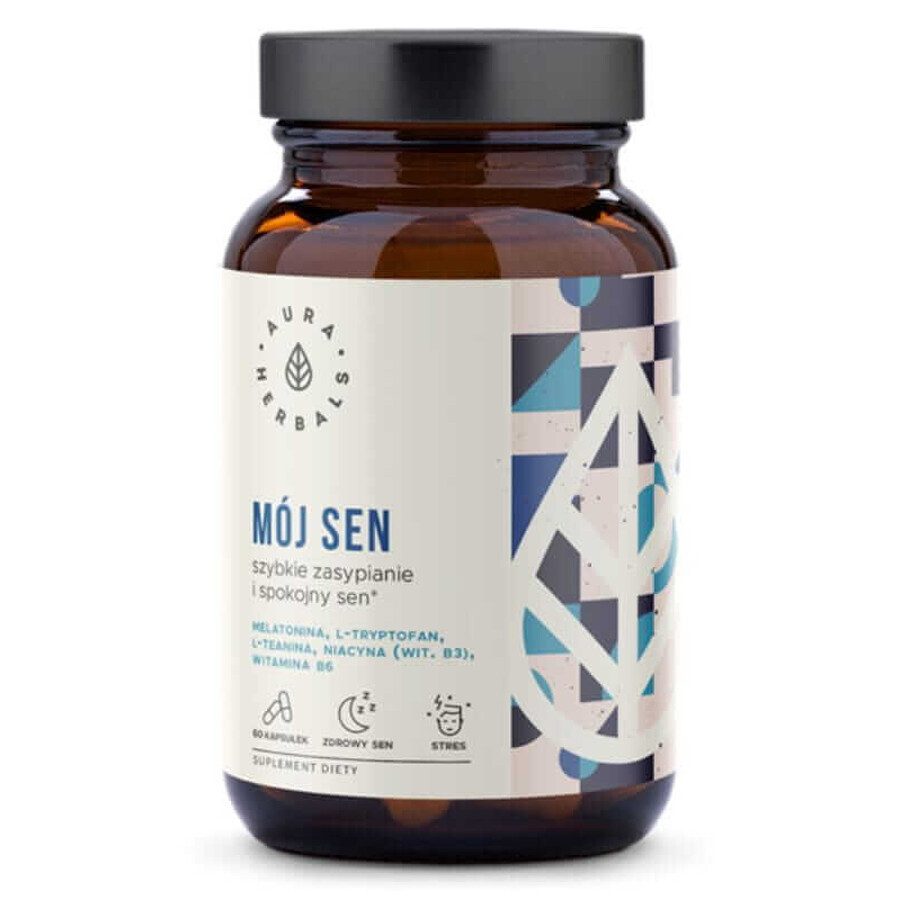 My Sleep Somn rapid și somn calm 60 capsule Aura Herbals