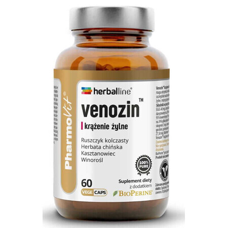 Herballine Venozin veneuze circulatie 60 capsules