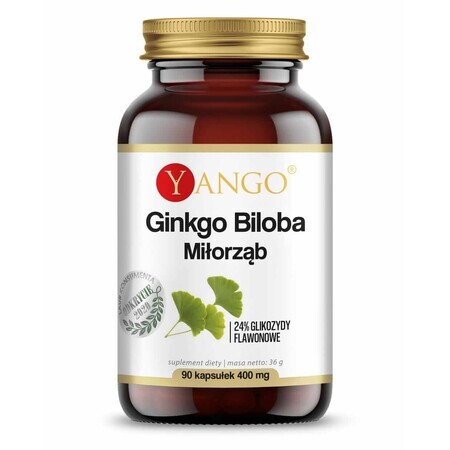 Ginkgo biloba extract 24% (100mg 90 capsules) Yango