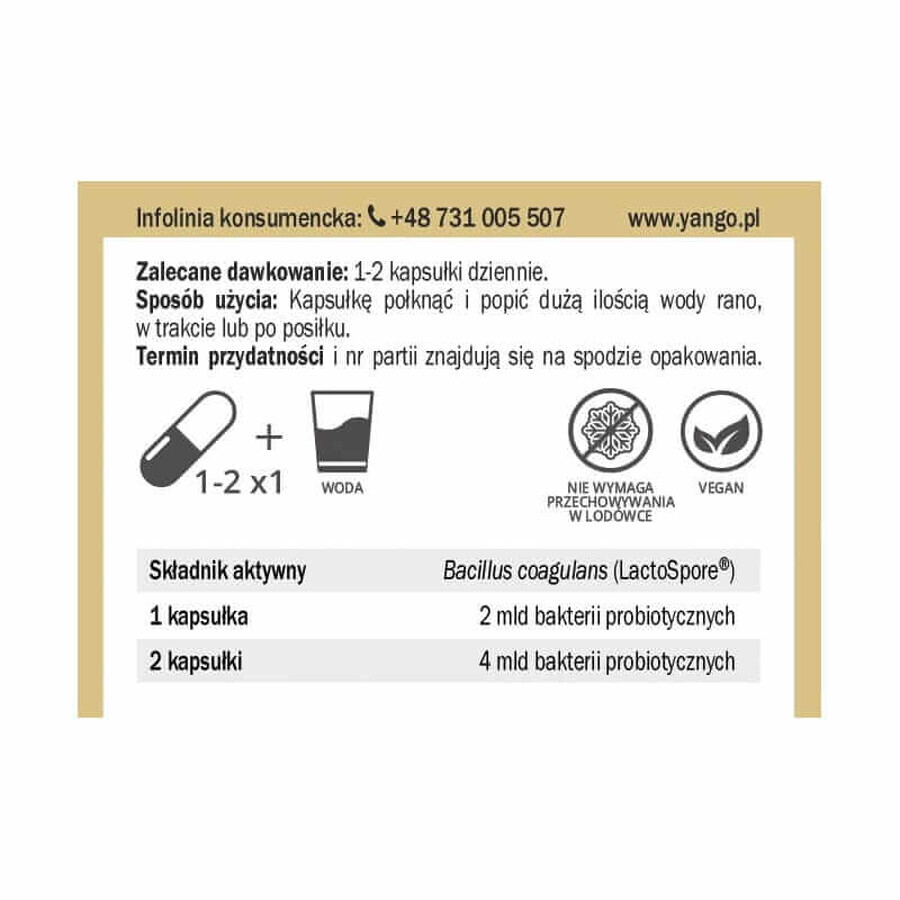 Probiotikum BC-2 - 60 Kapseln, Yango