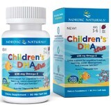 DHA xtra voor kinderen 636mg Blackberry Omega-3 (90 caps) Nordic Naturals