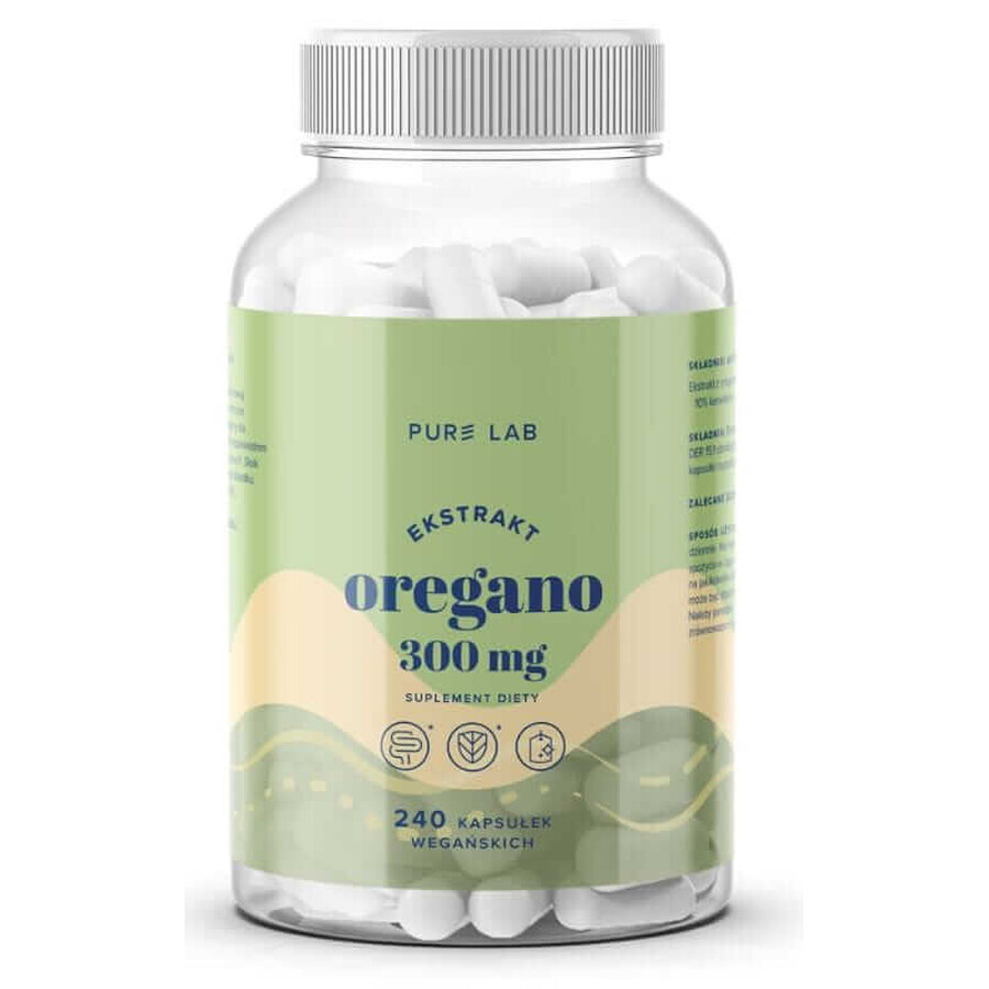 Pure Lab Extrait d'origan 300mg, 240 gélules