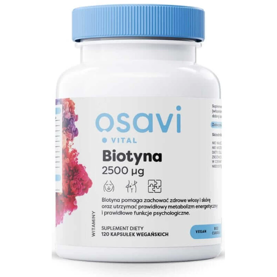 Osavi Biotina 2500mcg 120 cápsulas