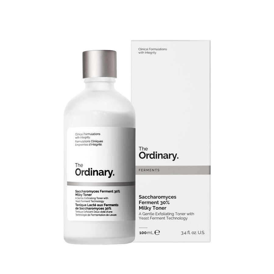 Tonico esfoliante con fermenti di Saccharomyces 30% Tonico lattiginoso, 100 ml, The Ordinary