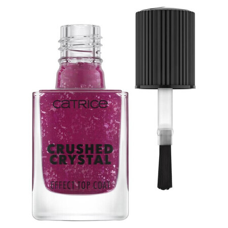 Top coat Effetto Cristallo Schiacciato, 010, Amethyst Aura, 10,5 ml, Catrice