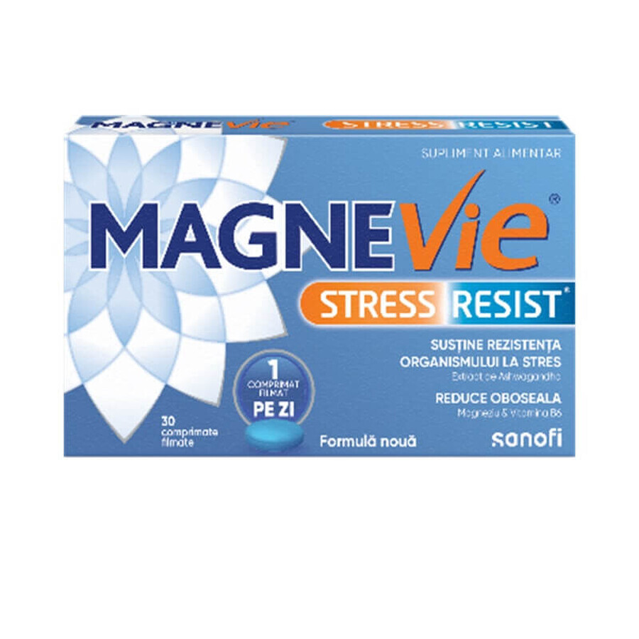 MagneVie Stress Resist Ashwagandha, 30 compresse rivestite con film, Sanofi