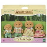 Set di 4 statuette Barboncino Barboncino Sylvanian Famiglie, +3 anni, Epoch