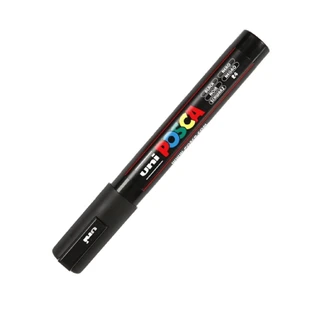 Acrylic marker PC-5M Medium, Black 24, Posca