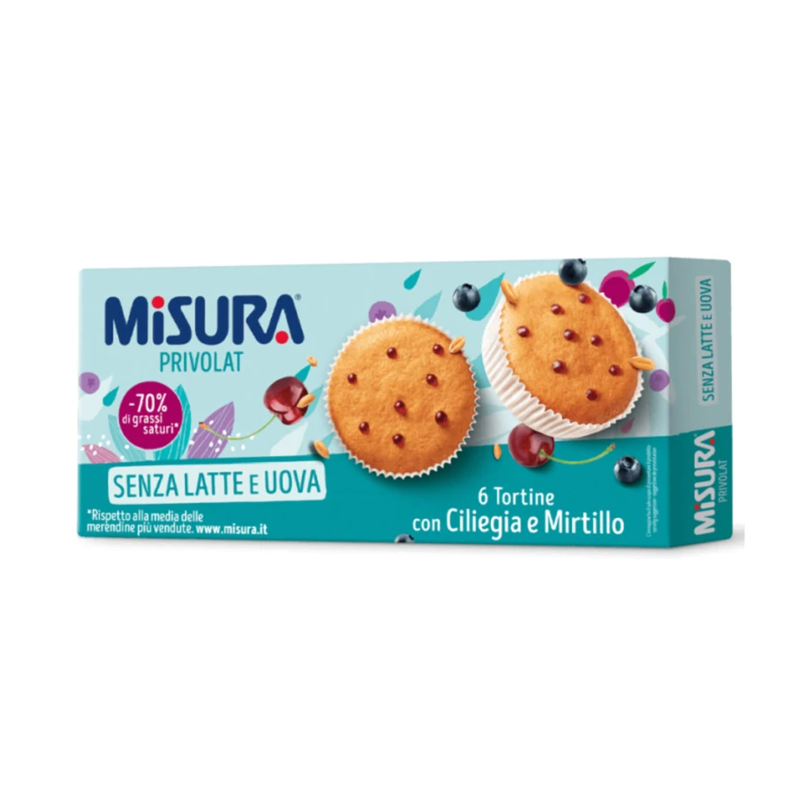 Muffinki z wiśniami i jagodami bez laktozy, 290 g, rozmiar: ceny i cechy