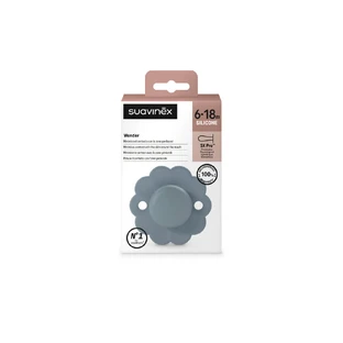 Silicone pacifier SX Pro Wonder, 6 - 18 months, Navy Blue, 1 piece, Suavinex