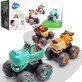 Set van 3 Bebe Monster Truck auto&#39;s, 18 maanden+, Hola