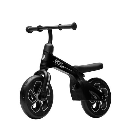 Balance Bike Bike Tech, Black, Qplay