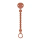 Silicone lanyard with clips for pacifier Colour Essence, Ruby, Suavinex