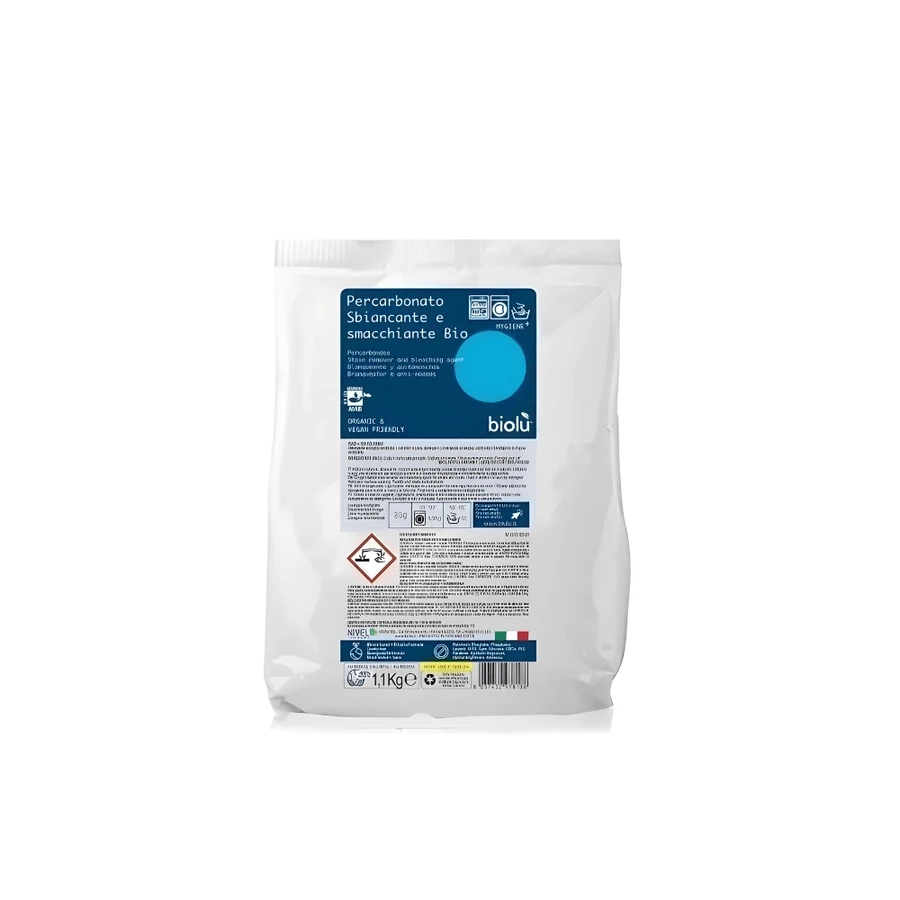 Ökologisches Reinigungspulver zur Fleckenentfernung, 1,1 kg, Biolu