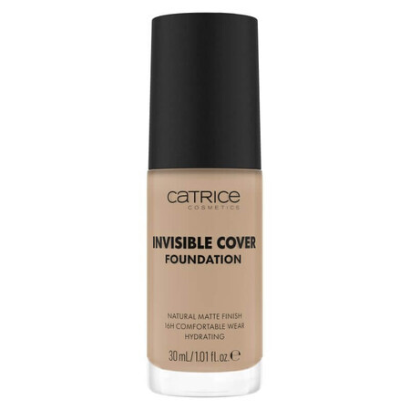 Foundation Invisible Cover, 017N, 30 ml, Catrice