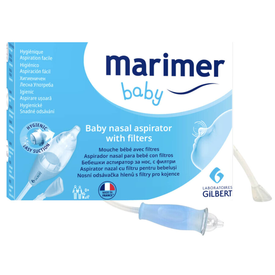 Aspirador nasal para bebés con filtro, Marimer