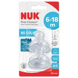 M2 Silikon-Sauger mit variablem Durchfluss, 6-18 Monate, 2 Stück, Nuk
