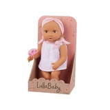 Babypuppe mit 2-teiliger Kleidung und rosa Stirnband, +2 Jahre, Lullababy