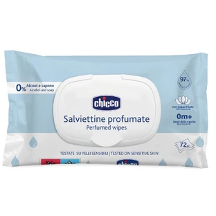 Servilletas húmedas con 97% de agua, + 0 meses, 72 piezas, Chicco