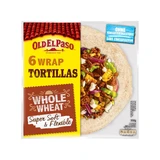 Whole wheat flour tortillas, 6 pieces, 350 g, Old El Paso